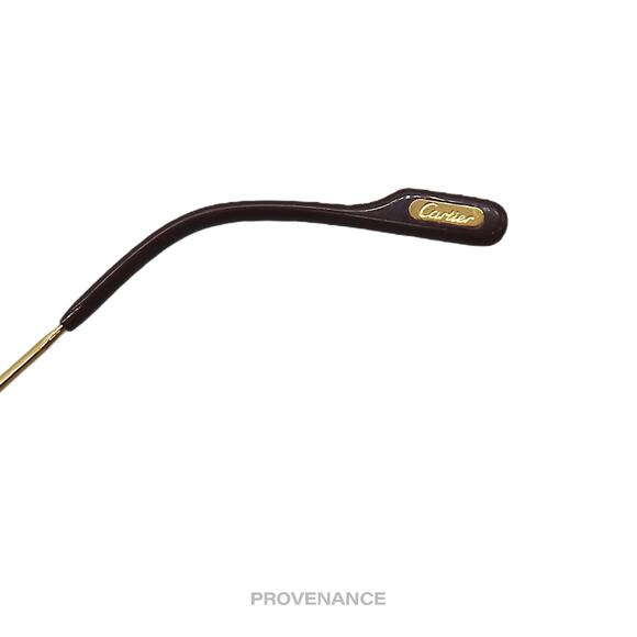 🔴 Cartier Romance Louis (Drake) Sunglasses - Gold Pink 54 - Picture 12 of 12